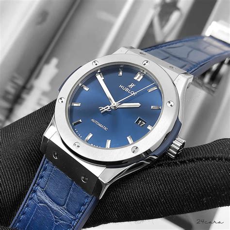 hublot hublot classic fusion blue titanium bracelet|Hublot classic fusion special edition.